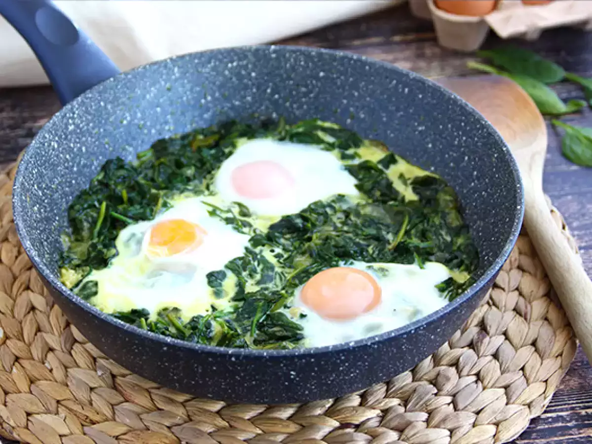 Kremna špinača in jajca - fotografija 5