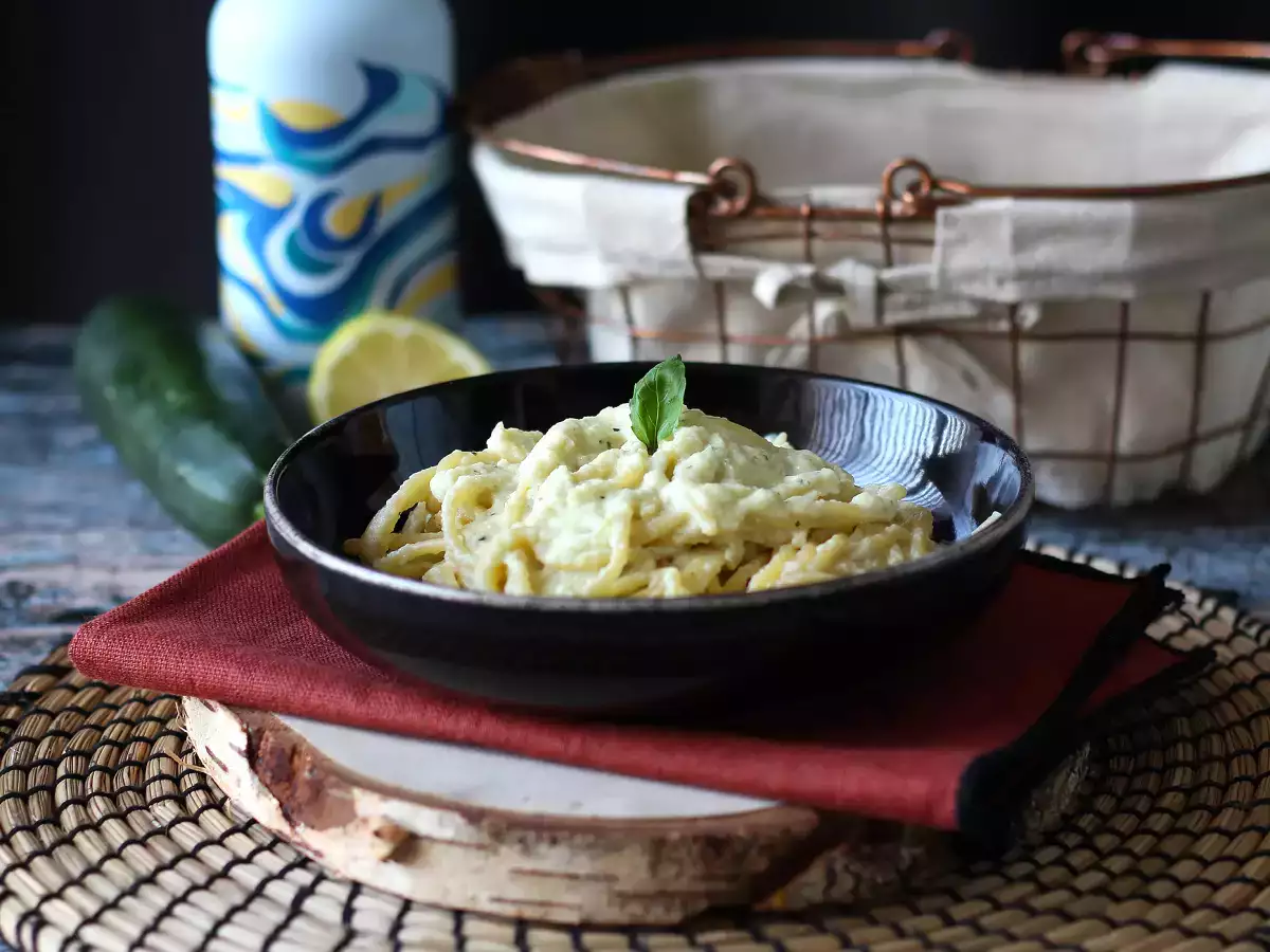 Kremne testenine z bučkami in grškim jogurtom - fotografija 2
