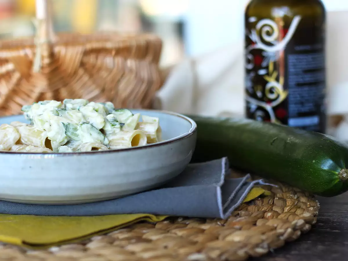 Kremne testenine z bučkami, okusen in zelo hiter recept - fotografija 3