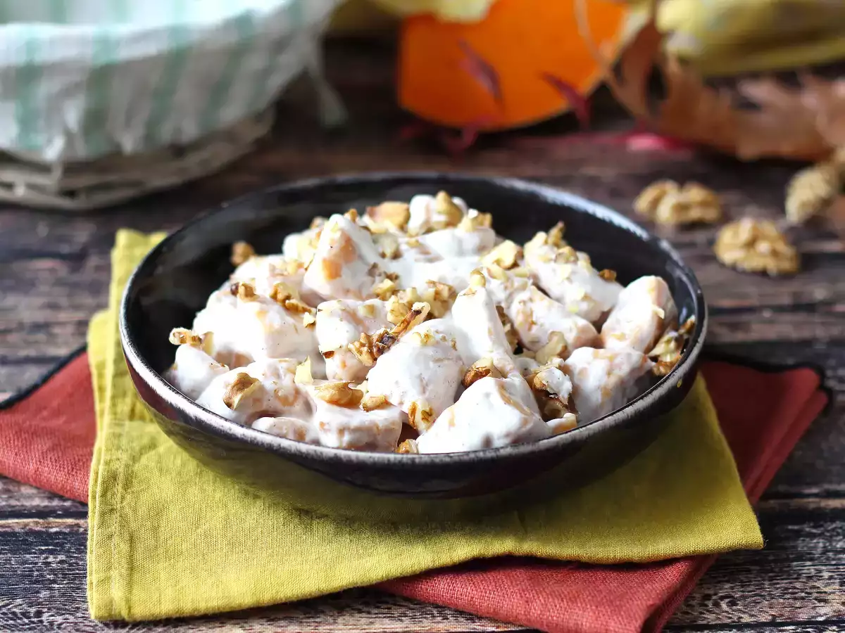 Kremni bučni njoki s Philadelphio in hrustljavimi orehi - fotografija 6