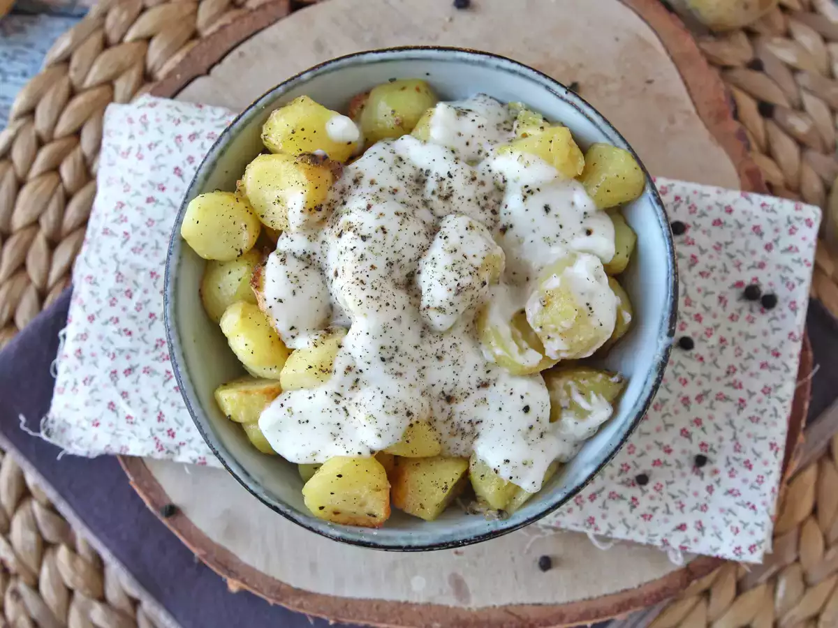 Kremni krompir cacio e pepe iz pečice: preprosta priloga, ki navduši vsakogar! - fotografija 6