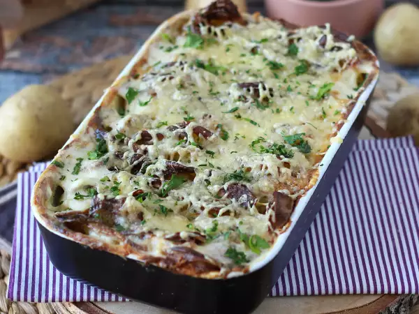 Recept Krompirjev gratin v cvrtniku na vroč zrak
