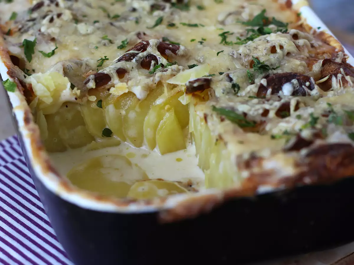 Krompirjev gratin z Air Fryer - fotografija 4