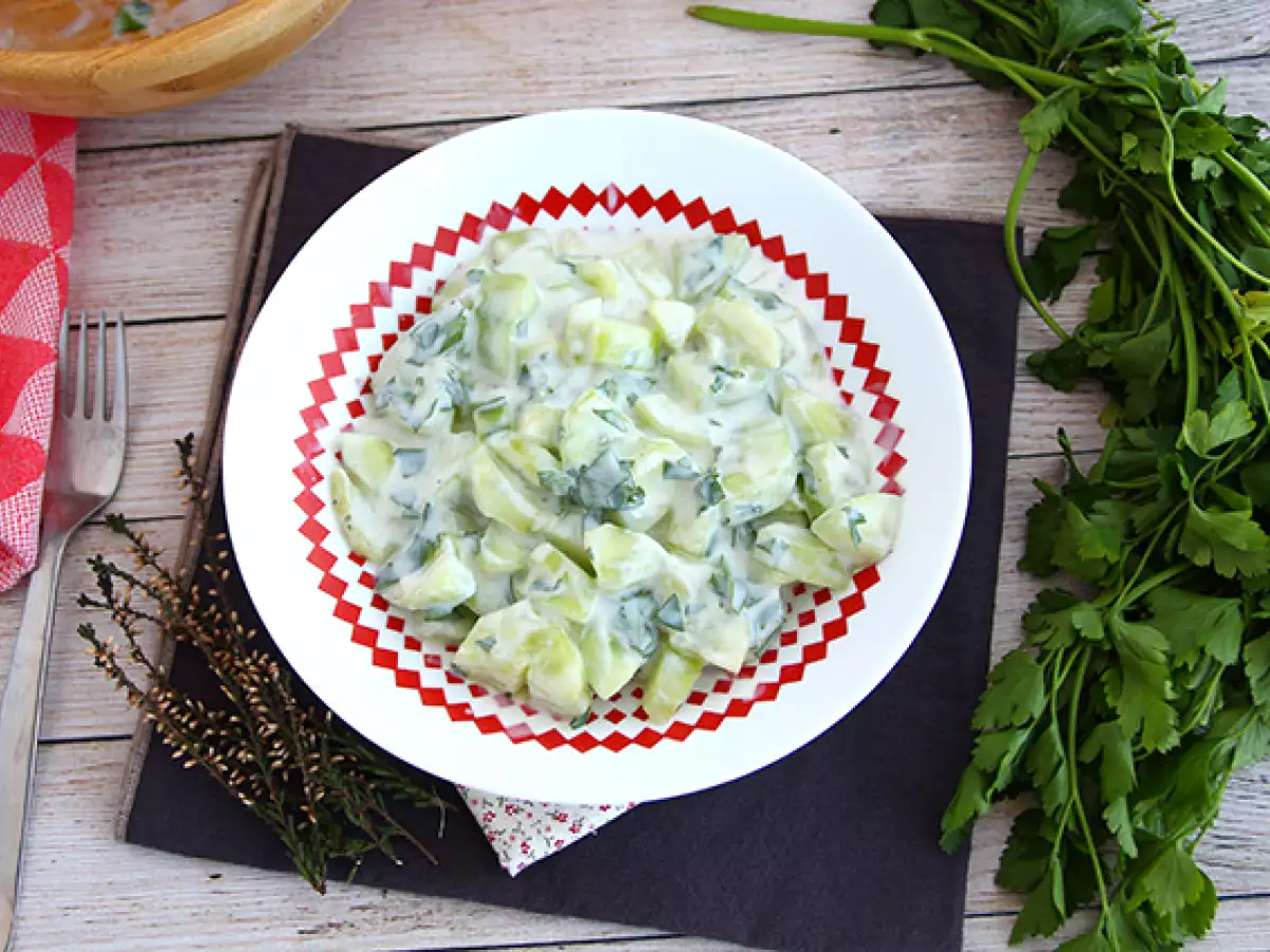 Kumare z jogurtovo omako - fotografija 3