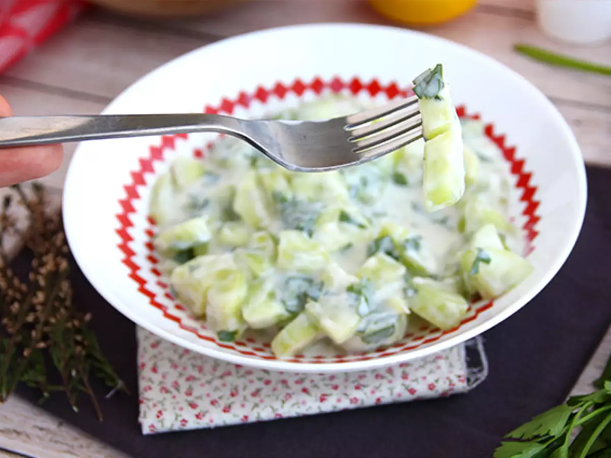 Kumare z jogurtovo omako - fotografija 4