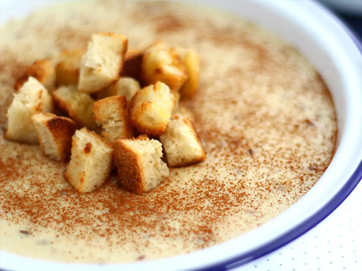 Las gachas, andaluzijska smetana z zelenim janežem in cimetom - fotografija 2