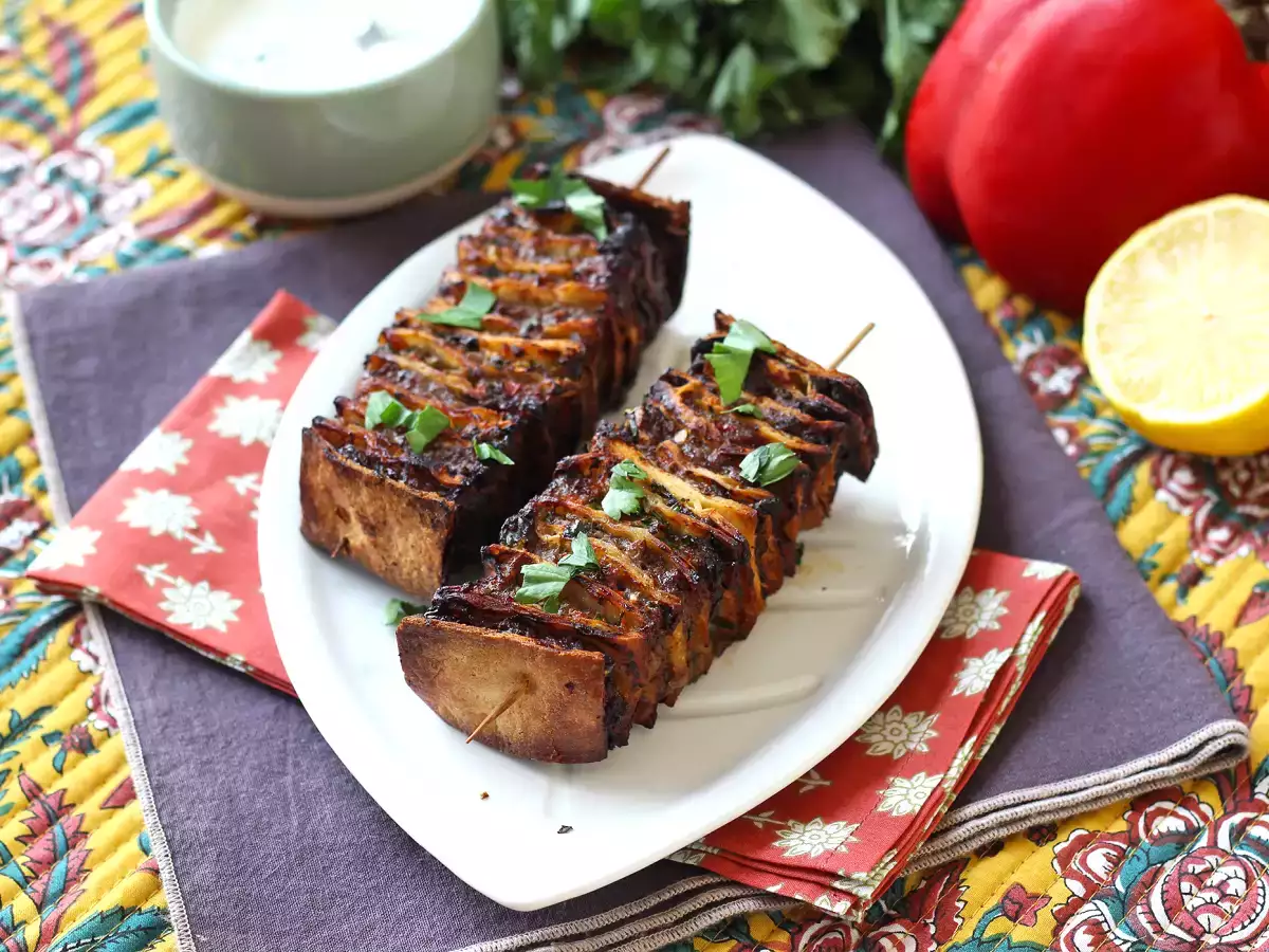 Lavash kebab nabodala s tortiljami, ki jih enostavno pripravite v sušilniku zraka! - fotografija 5