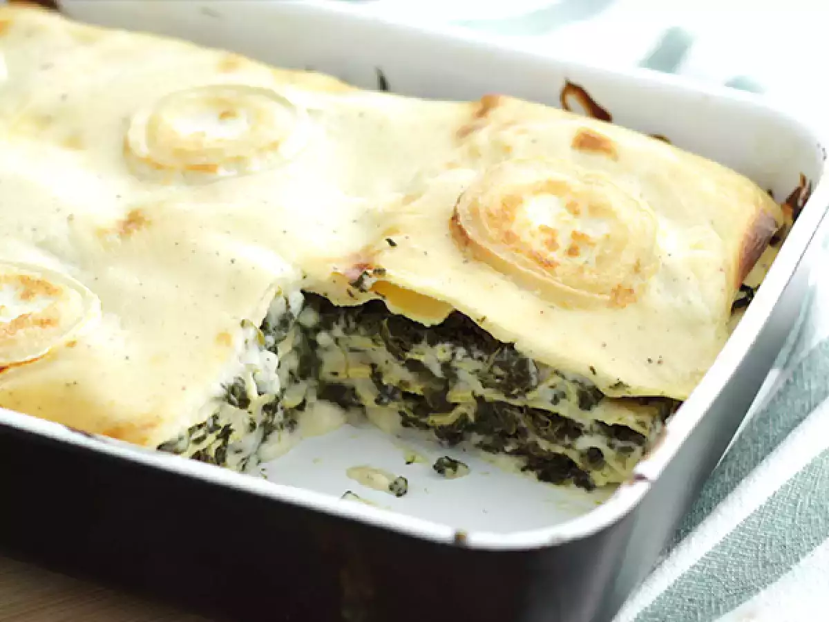Lazanja s špinačo in kozjim sirom - fotografija 4