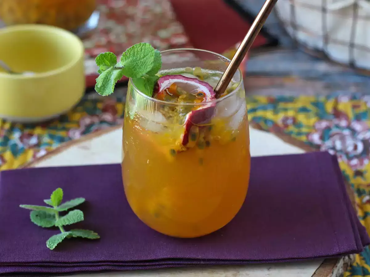 Ledeni čaj s pasijonko, popolna pijača za poletje! - fotografija 5