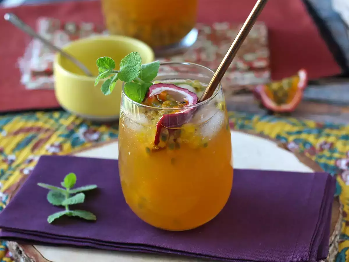 Ledeni čaj s pasijonko, popolna pijača za poletje! - fotografija 7