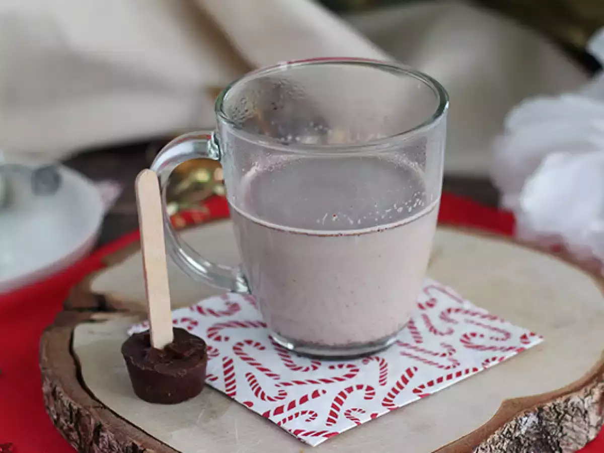 Lizike za vročo čokolado: temna čokolada + Carambar - fotografija 3