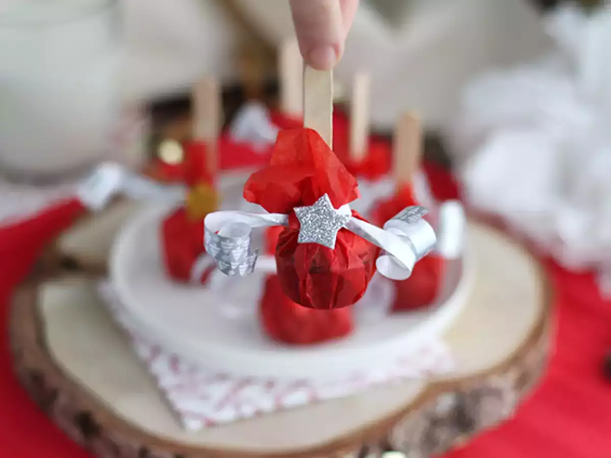 Lizike za vročo čokolado: temna čokolada in penice marshmallow - fotografija 2