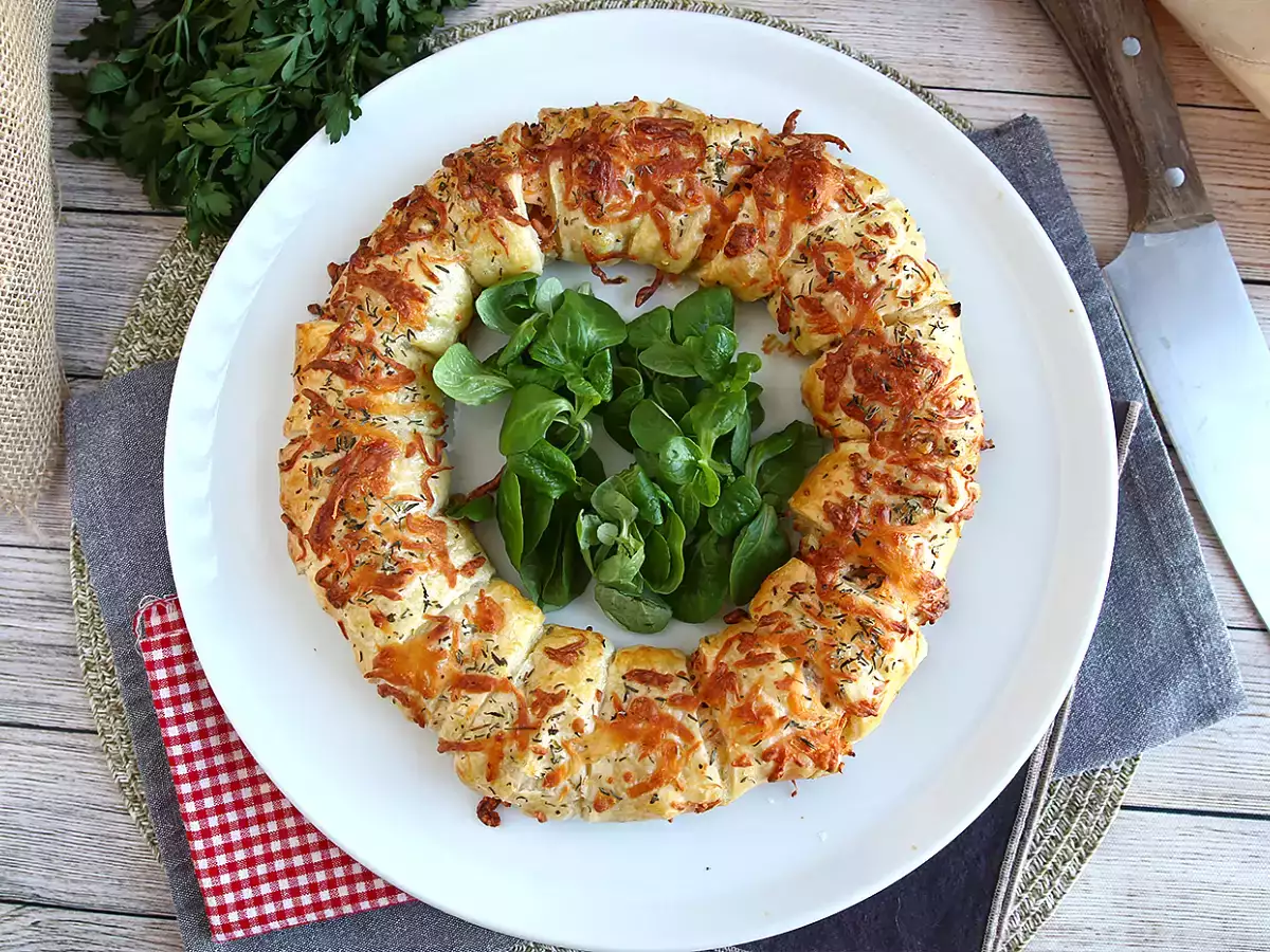 Losos in gorčično listnato testo - fotografija 5