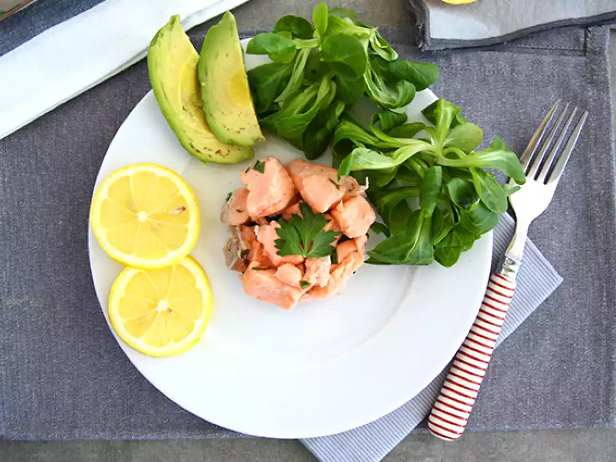 Losos, mariniran v limoni - fotografija 2