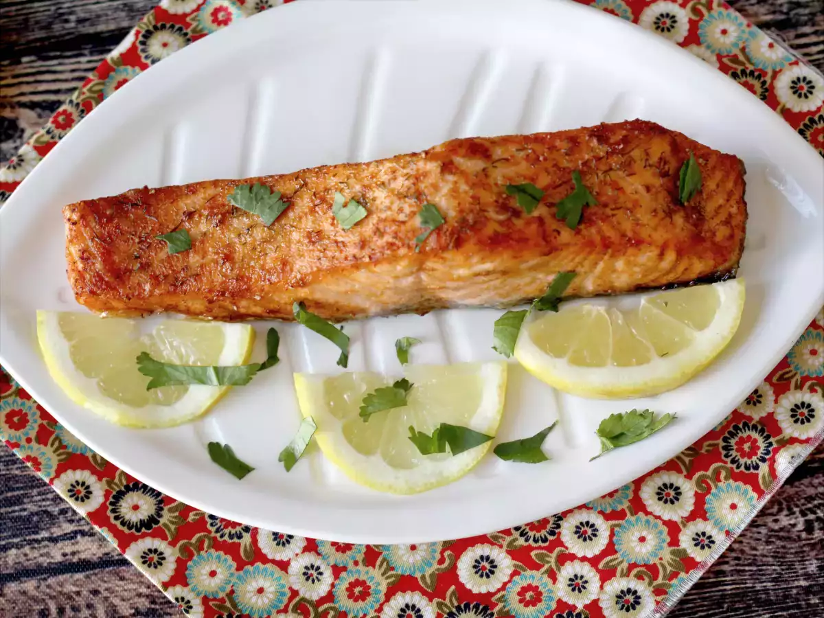 Losos v cvrtniku: zdrav in bogatega okusa - fotografija 3