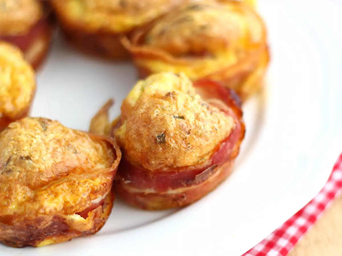 Mafini s slanino - fotografija 2