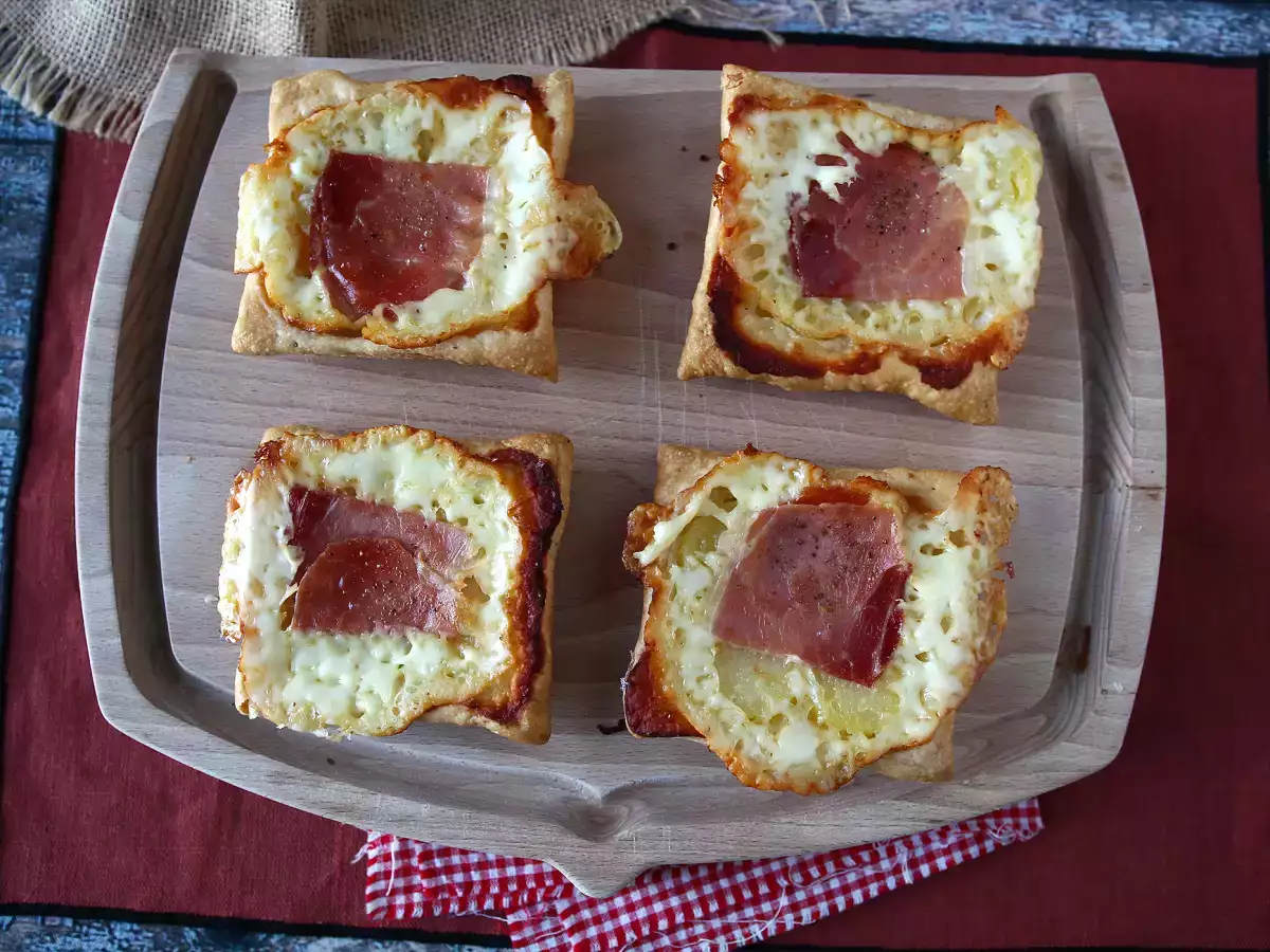 Majhni tatti tatin z okusom raclette, v posameznih porcijah - fotografija 6