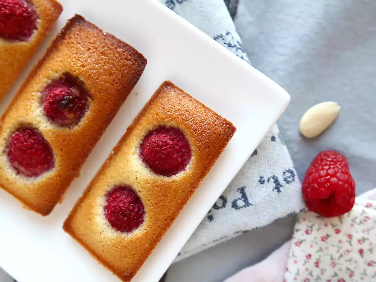 Malinovi financiers: preprost in podroben recept - fotografija 4