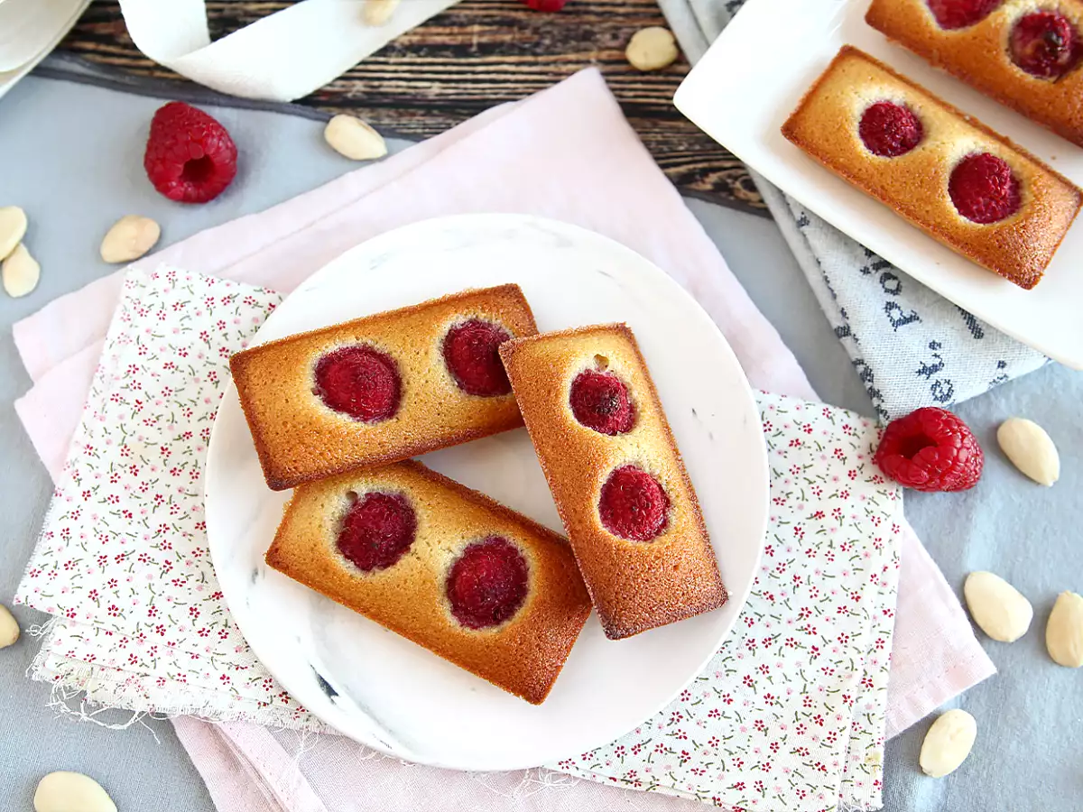 Malinovi financiers: preprost in podroben recept - fotografija 5