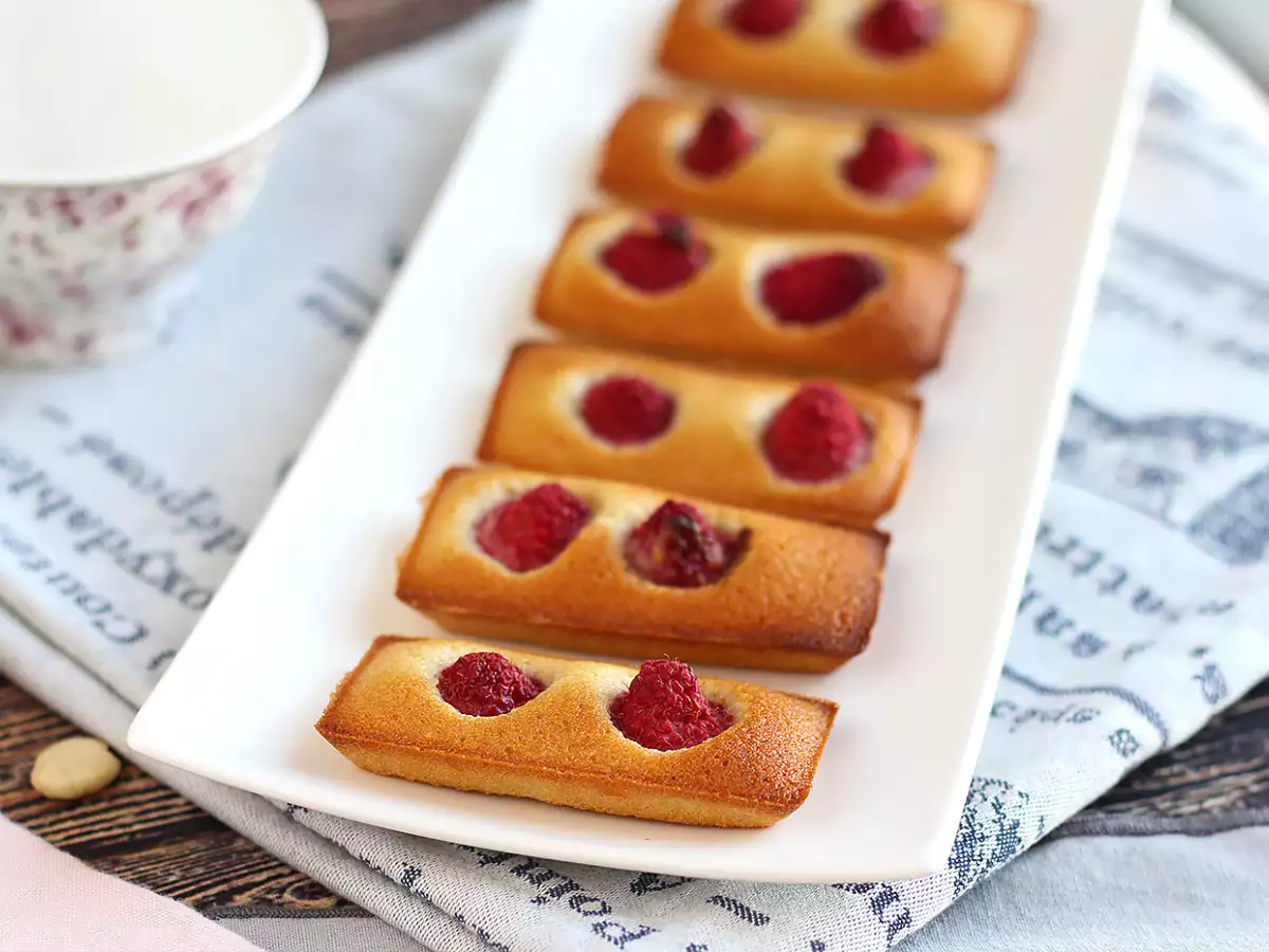 Malinovi financiers: preprost in podroben recept - fotografija 6