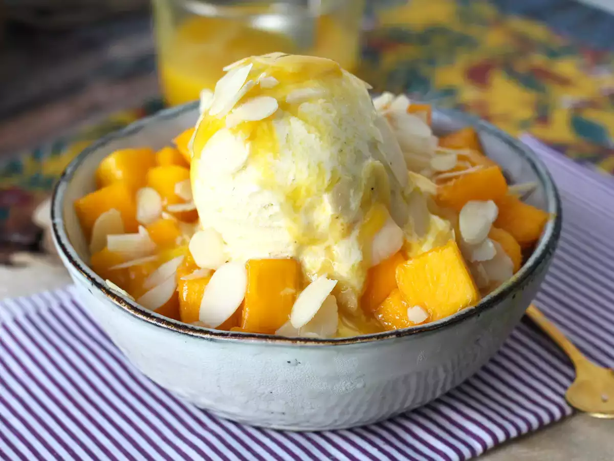 Mango bingsu, slastna korejska sladica z mangom, ki je uspešnica po vsem svetu - fotografija 4