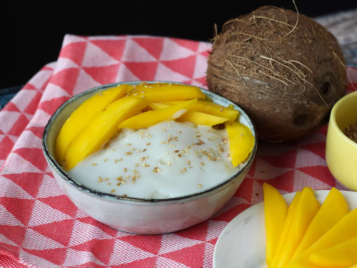Mango sticky rice – izjemno prijetna tajska sladica - fotografija 2
