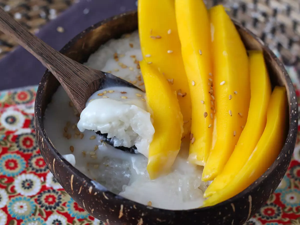 Mango sticky rice – izjemno prijetna tajska sladica - fotografija 3