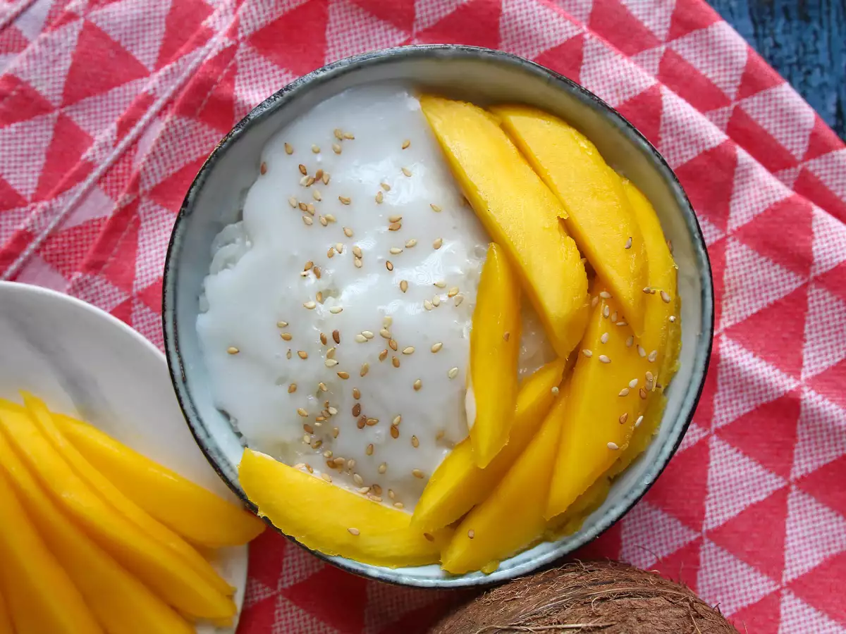 Mango sticky rice – izjemno prijetna tajska sladica - fotografija 6