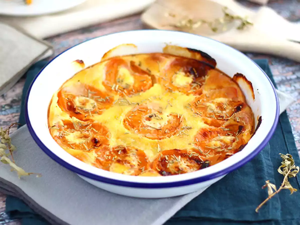 Marelice in kokosov gratin - fotografija 2