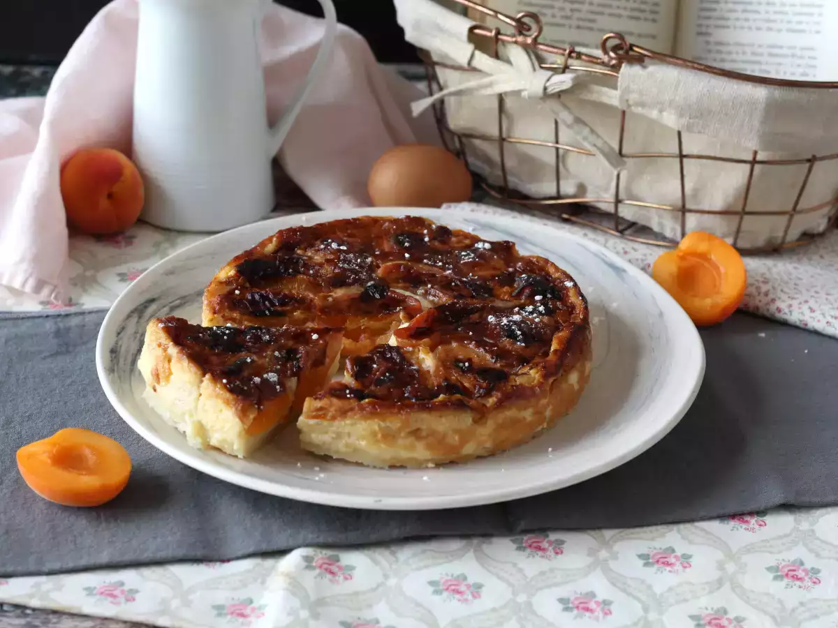 Marelični clafoutis v cvrtniku na vroč zrak - fotografija 3