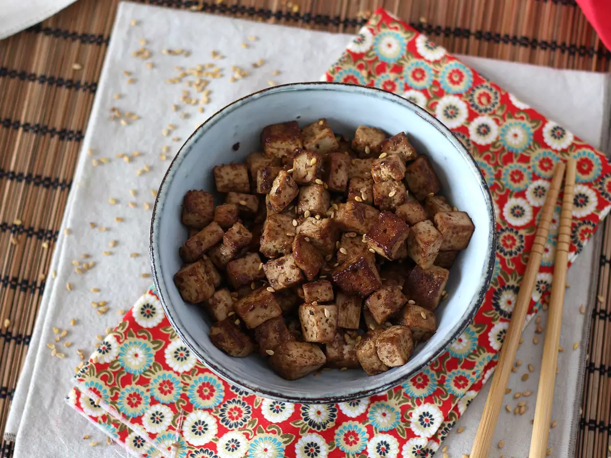 Mariniran tofu z azijskimi okusi (po tem boste tofu vzljubili!) - fotografija 3