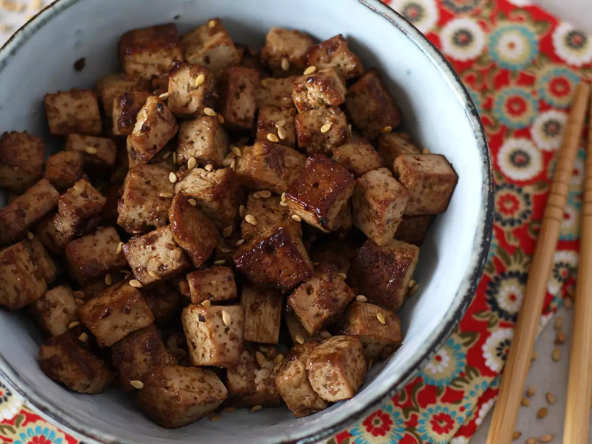 Mariniran tofu z azijskimi okusi (po tem boste vzljubili tofu!) - fotografija 2
