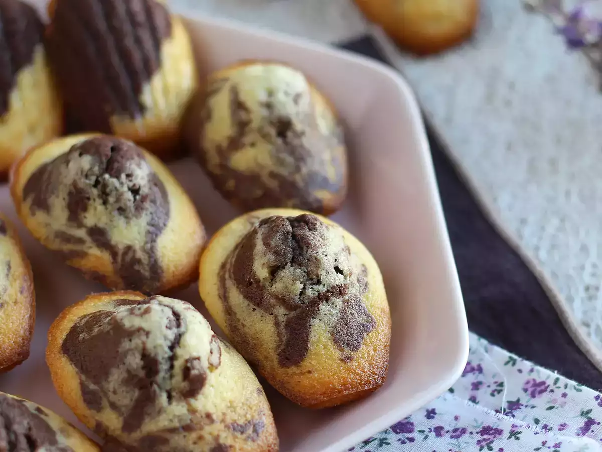 Marmorirane madeleine, ki jih morate poskusiti! - fotografija 2