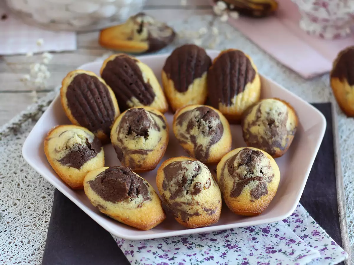 Marmorirane madeleine, ki jih morate poskusiti! - fotografija 5