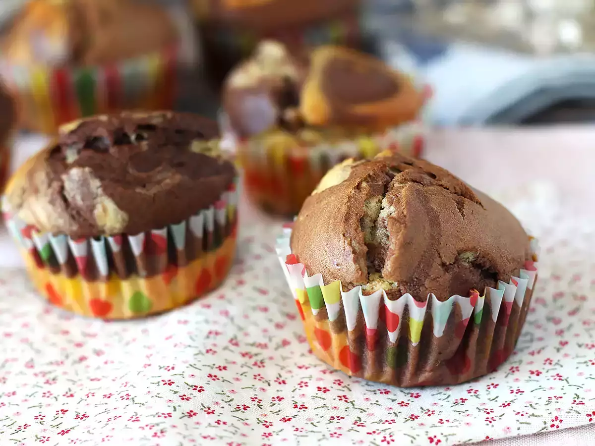 Marmornati mafini - fotografija 2