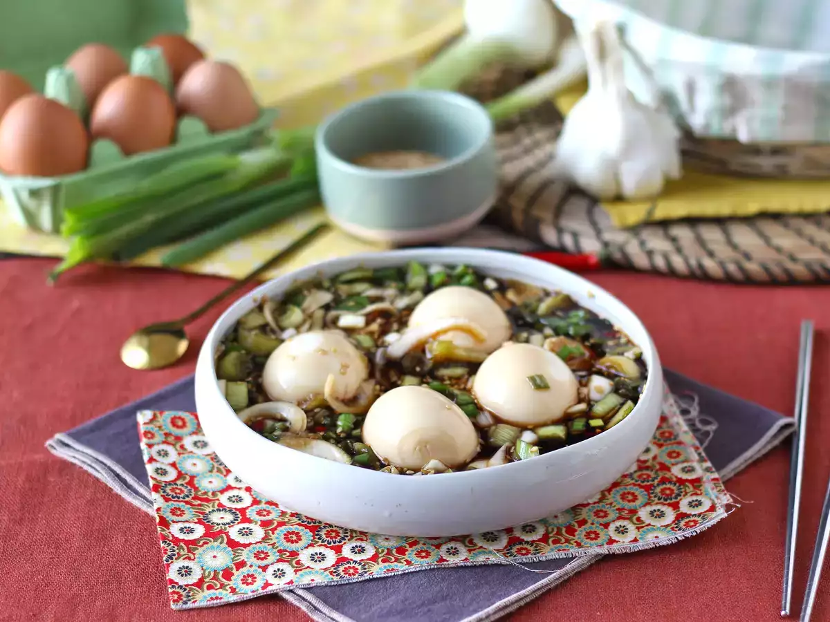 Mayak Gyeran - korejska marinirana jajca - fotografija 2