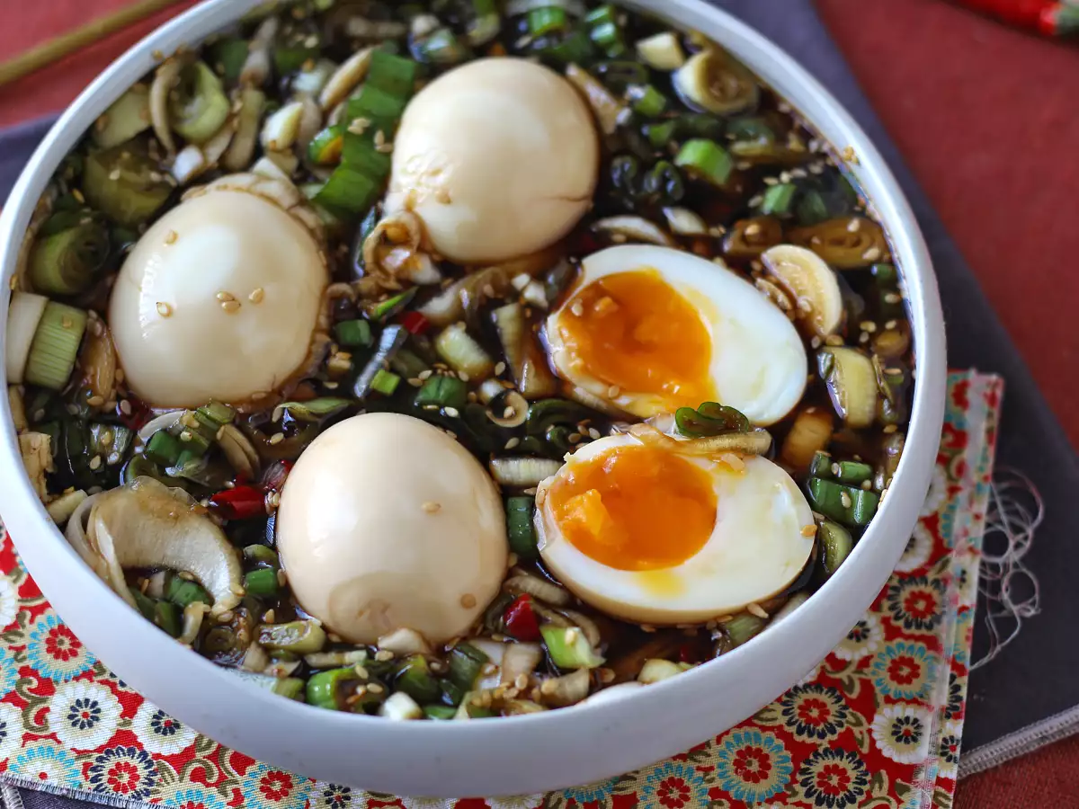 Mayak Gyeran - korejska marinirana jajca - fotografija 3