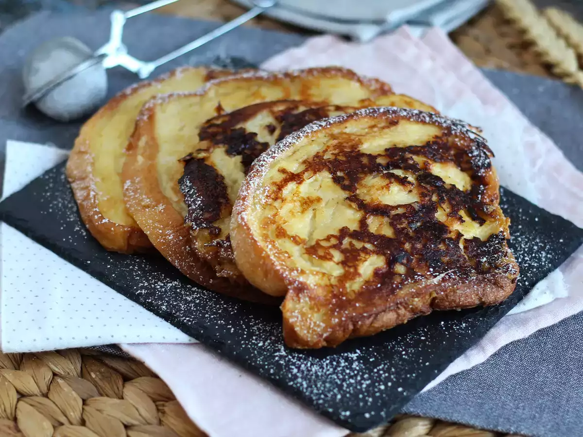 Mehak in hrustljav francoski toast iz brioša - fotografija 3