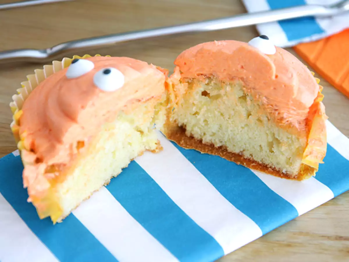 Monster cupcakes za noč čarovnic - fotografija 4