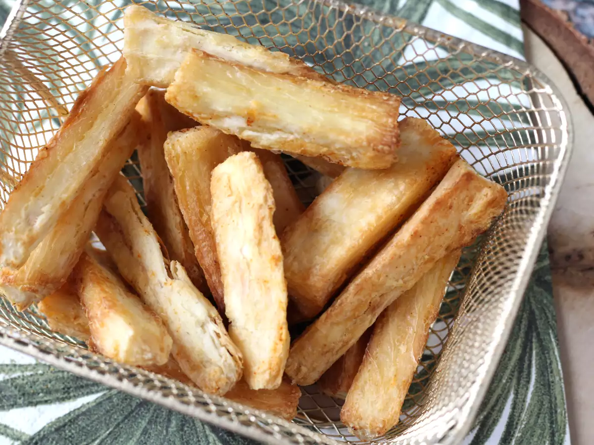 Na zraku ocvrta manioka: hrustljav in zdrav prigrizek - fotografija 2