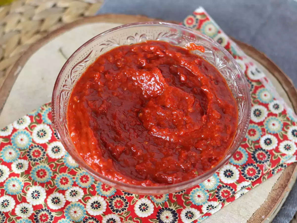 Namaz iz rdeče paprike: osvežujoča sprememba za aperitiv! - fotografija 3