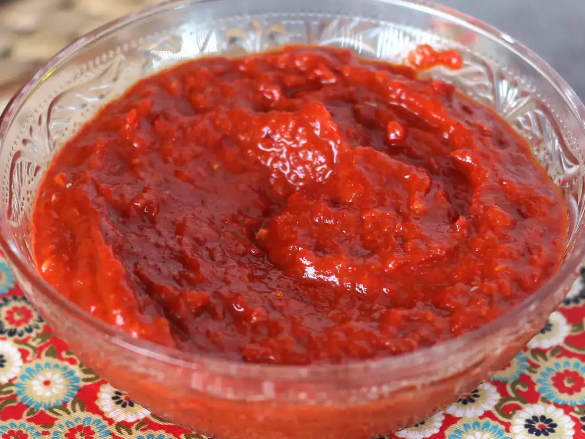 Namaz iz rdeče paprike: osvežujoča sprememba za aperitiv! - fotografija 4