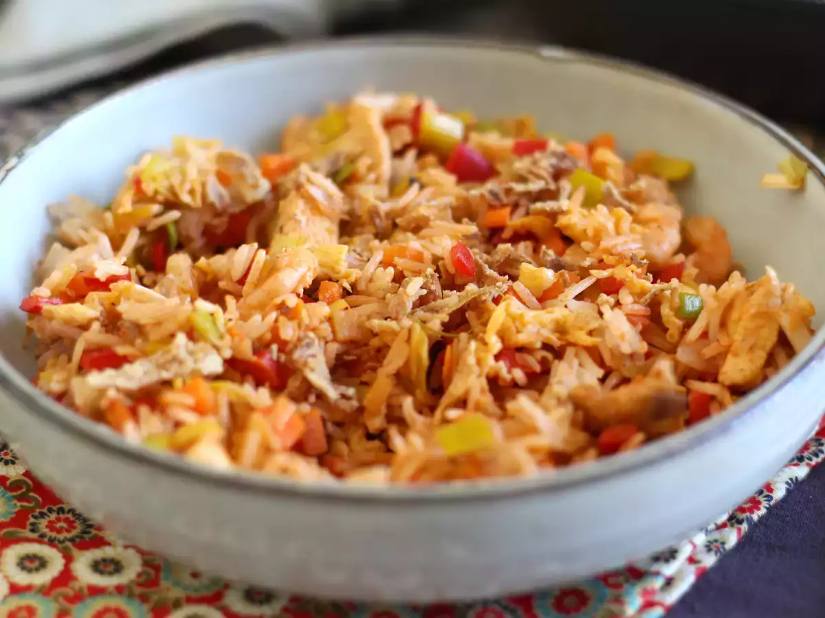 Nasi goreng, indonezijska riževa jed - fotografija 3