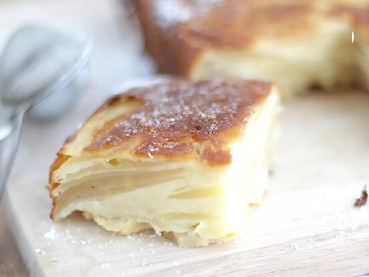 Nevidna jabolčna torta - fotografija 2