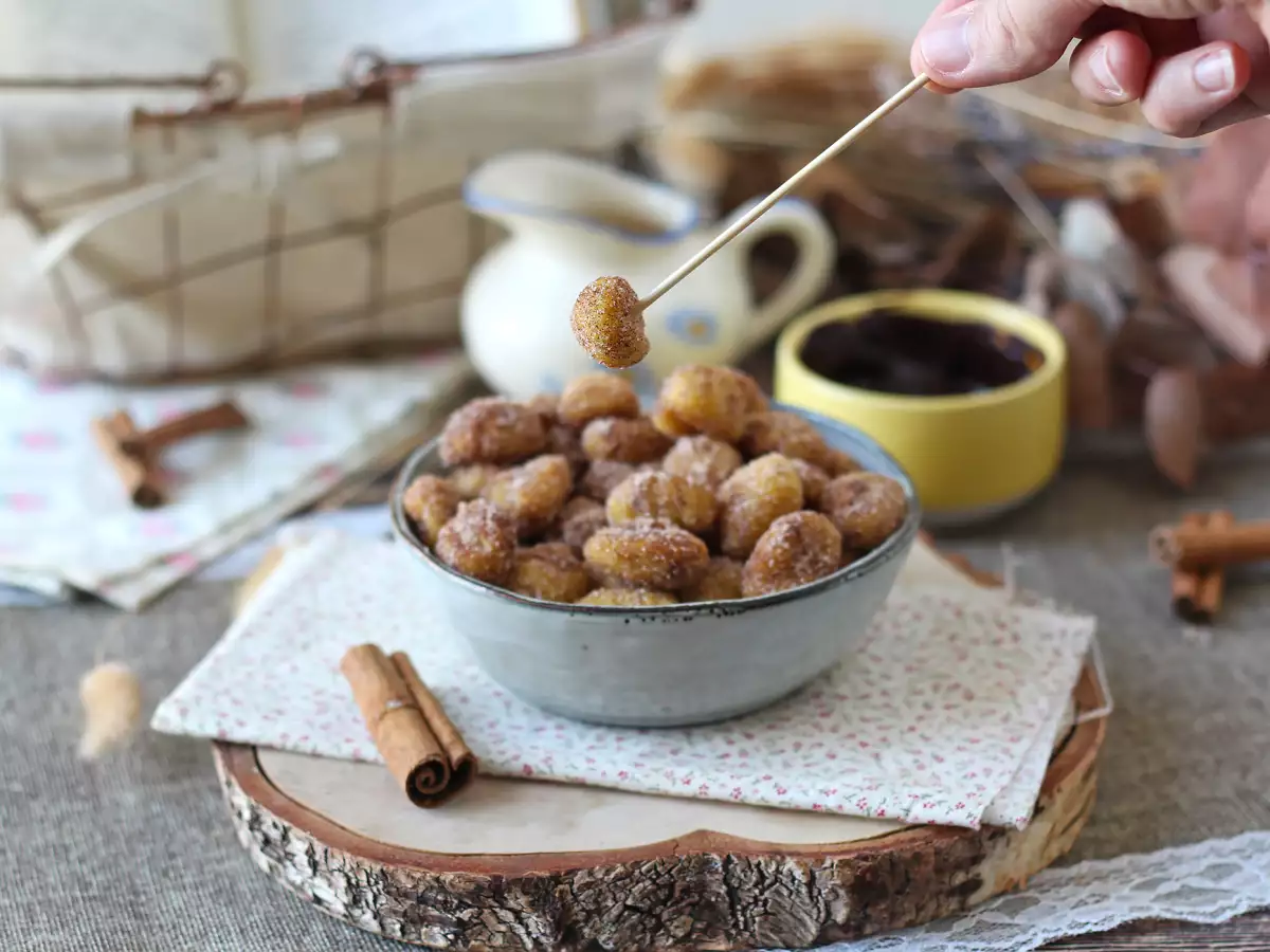 Njoki v slogu churrosov iz cvrtnika na vroč zrak: cimetova sladica za grizljanje! - fotografija 5