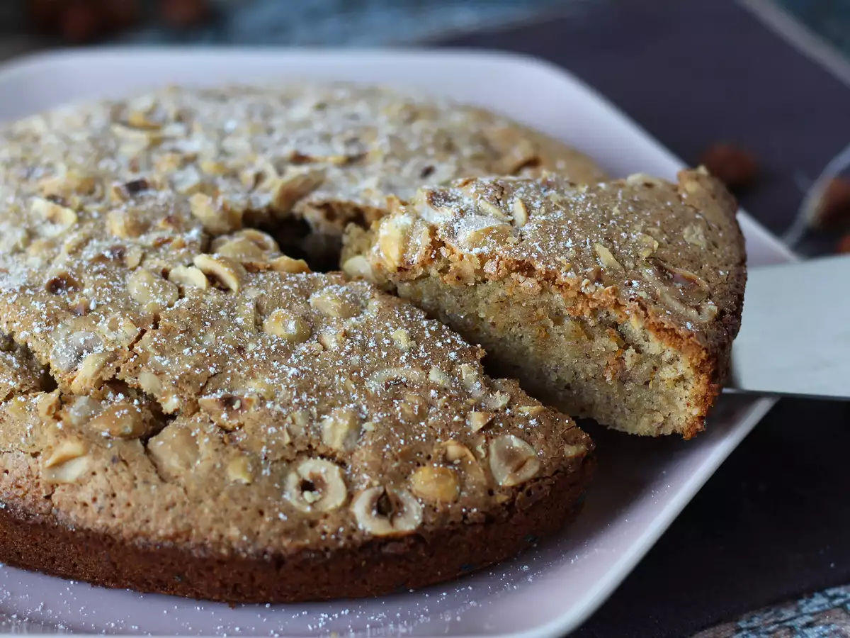 Noisetier, hrustljava, topljiva lešnikova torta s petimi sestavinami! - fotografija 6