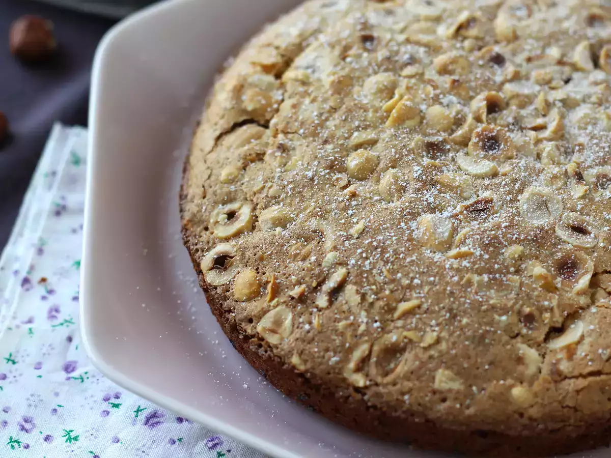 Noisetier, hrustljava, topljiva lešnikova torta s petimi sestavinami! - fotografija 9