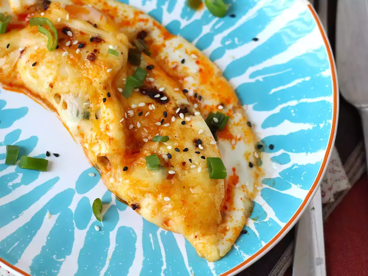 Ocvrta jajca z medom in mocarelo, sladek, slan in pikanten ekspresni zajtrk! - fotografija 5