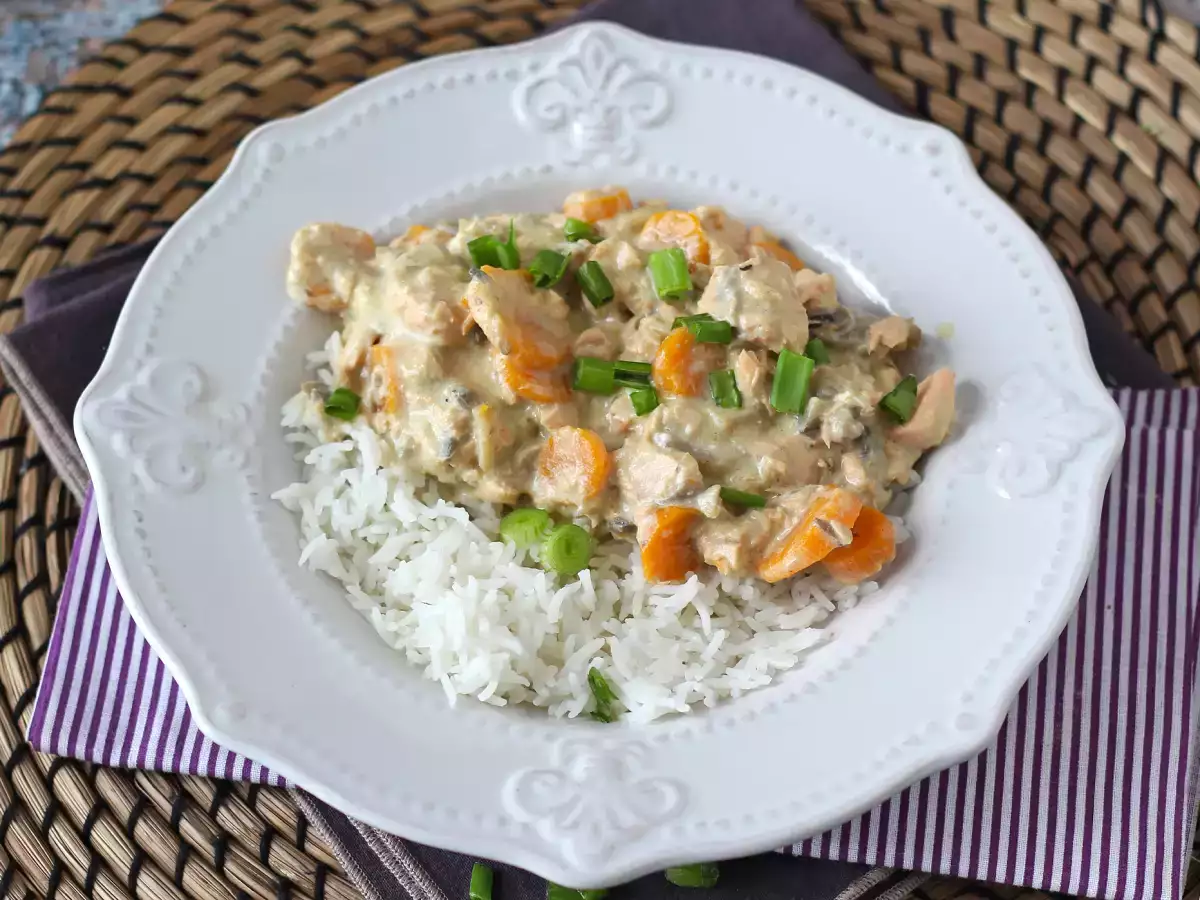 Okusna enolončnica iz lososa - fotografija 5