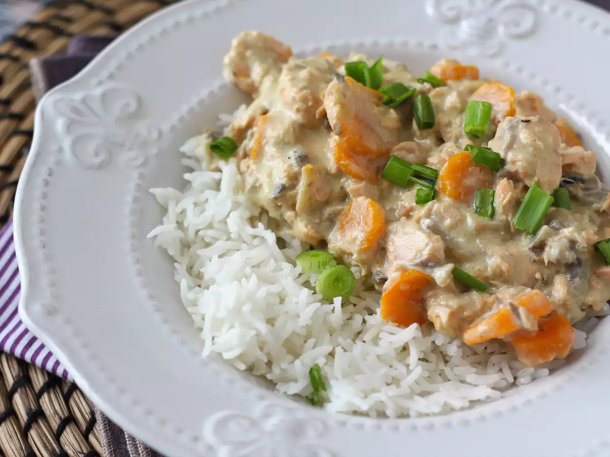 Okusna lososova enolončnica (blanquette) - fotografija 4